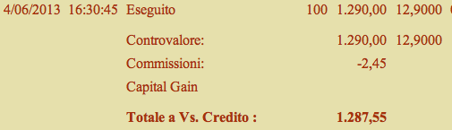 short-eseguito